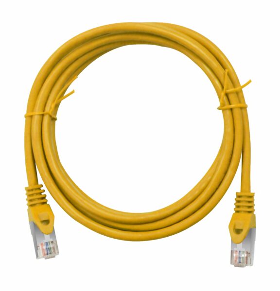 Patchkabel CAT6, gelb, 1m